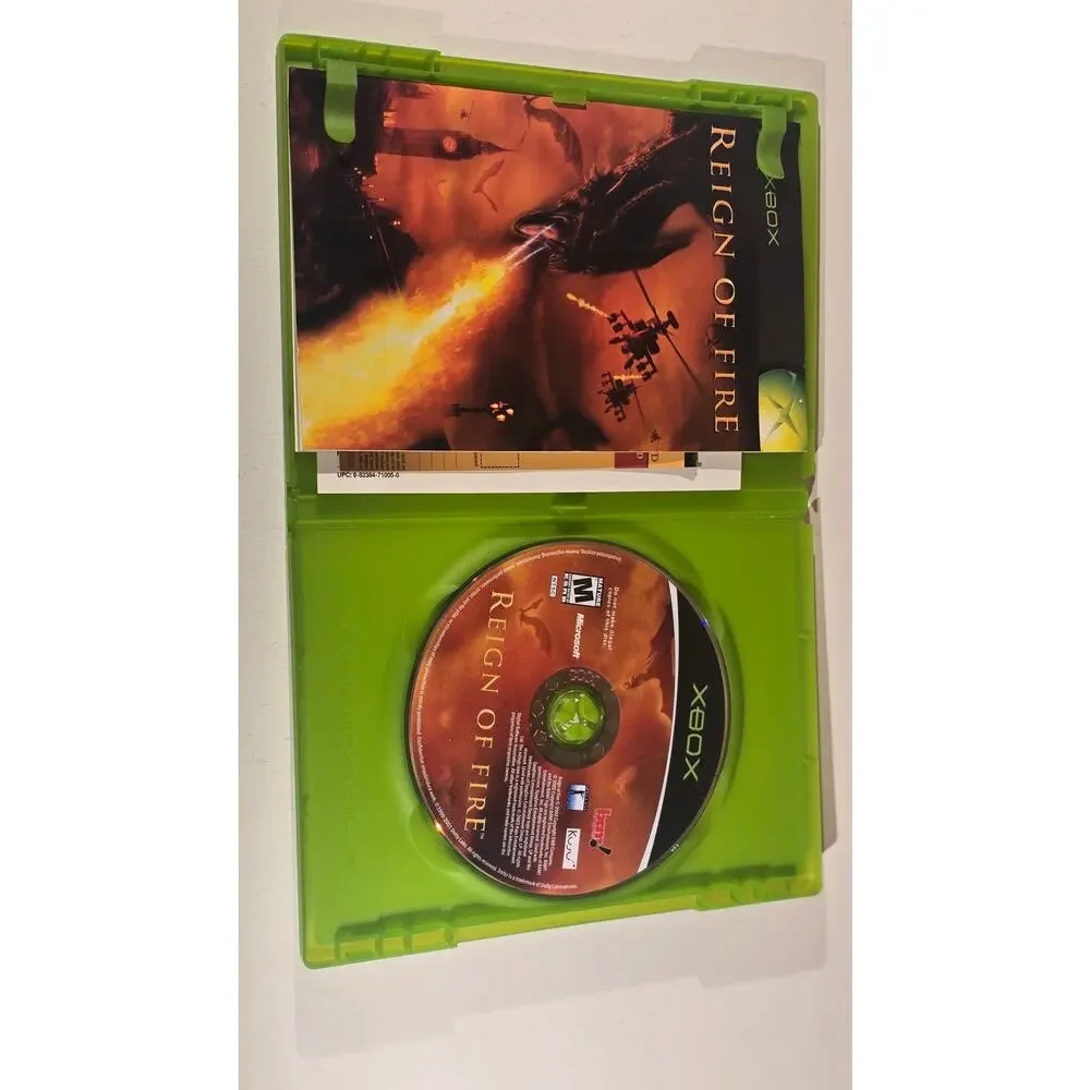 Reign of Fire Original Xbox Game Complete CIB BAM! Entertainment